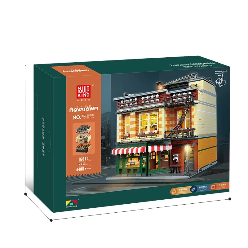 Mould King 16014 Central Perk Big Bang Theory Module 4488pcs