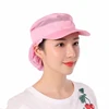 Pink (Double-top cloth half-mesh hair wrap)