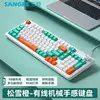 Three-tone keyboard with knob [Pine Orange]