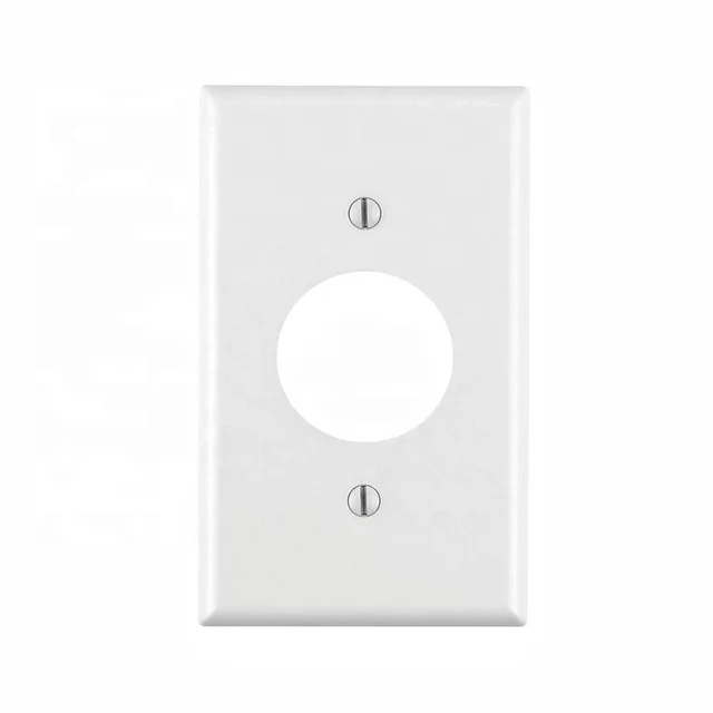 1-Gang Single Outlet Plastic Standard Wall Plate