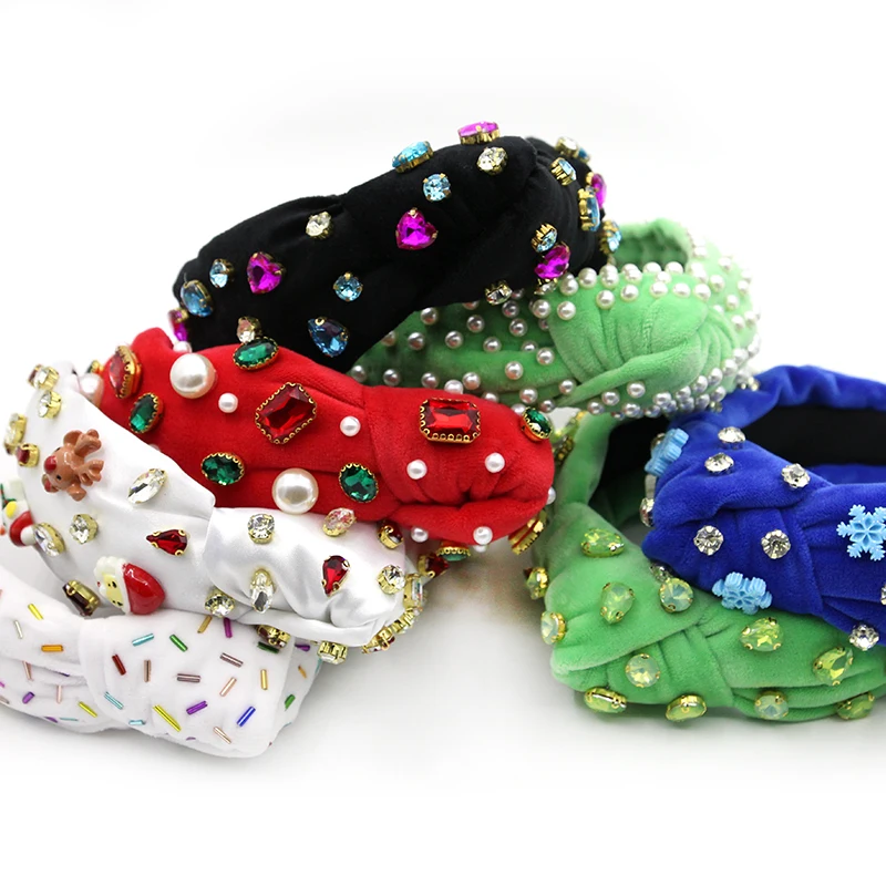 Shenglan 2023 Valentine's Day Headband With Colorful Rhinestones