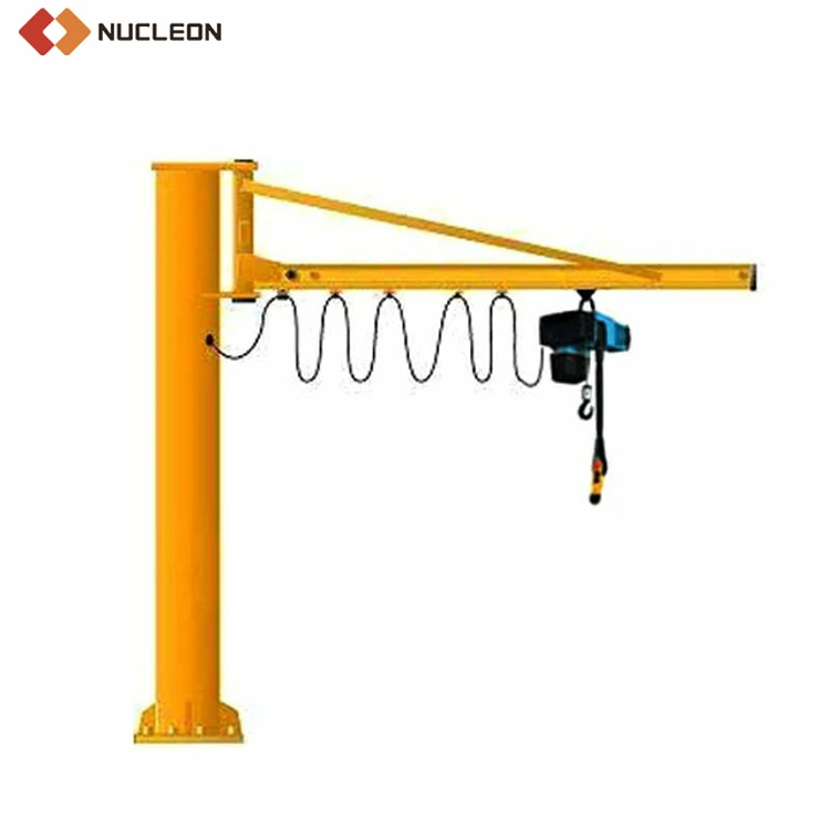 4 Ton Jib Crane Workshop Using Moveable Floor Mounted Portable 1000kg 2500kg 5000kg Jib Crane Price