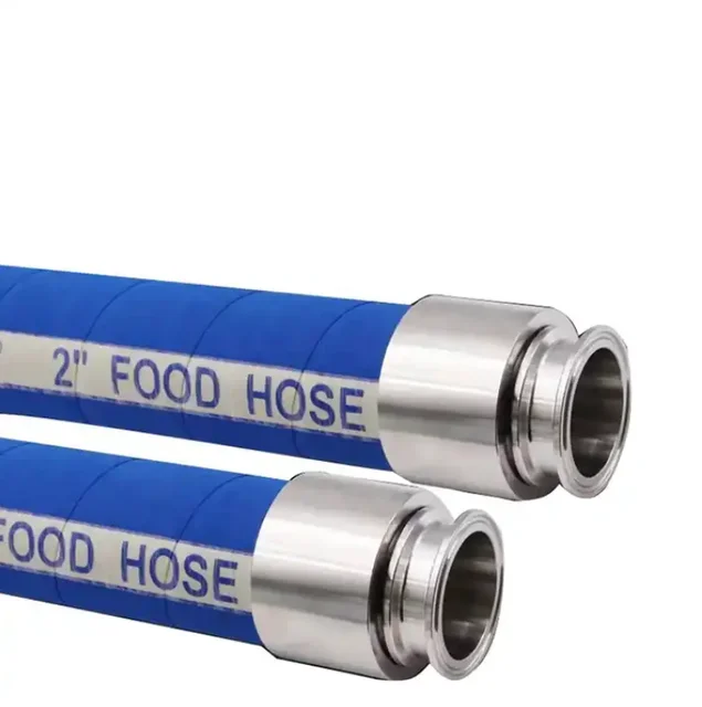 Food grade rubber steel wire chemical hose solvent milk wine vinegar health grade