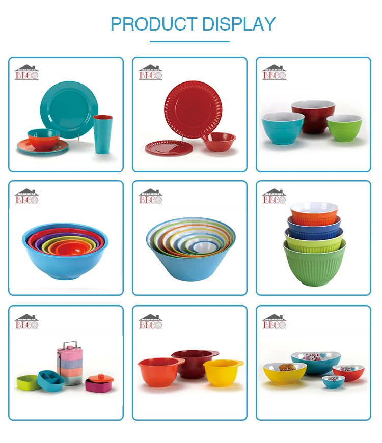 Quare Mini Noodle Salad Serving Lid Melamine Soup with Lid Sugar Speckle Bowl