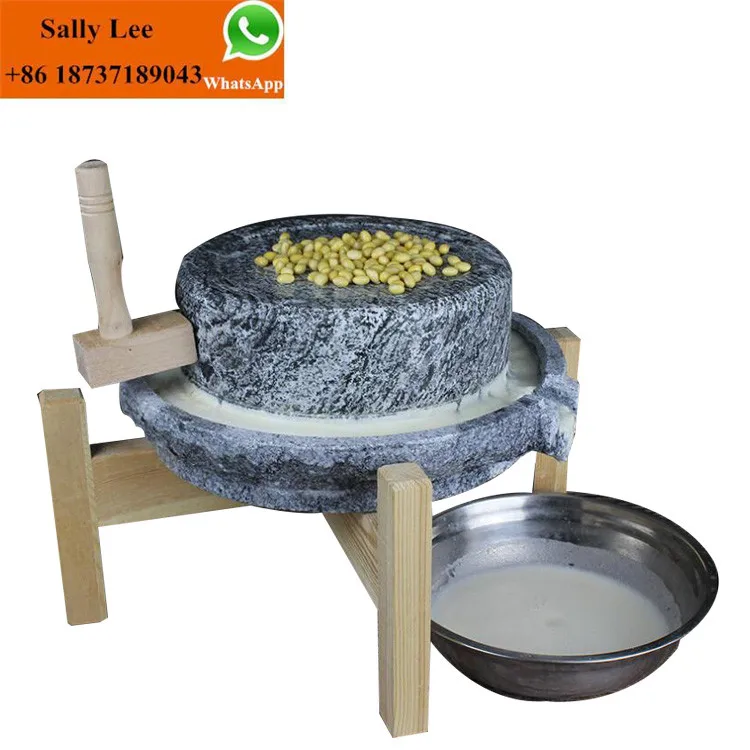 Manual Mini Sesame Paste Tahini Wheat Grain Stone Flour Mill Machine for Sale