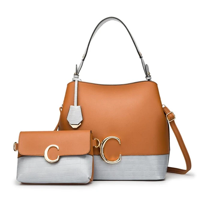 Women Designer Suede /PU Leather Handbag Tote Shoulder Bag 