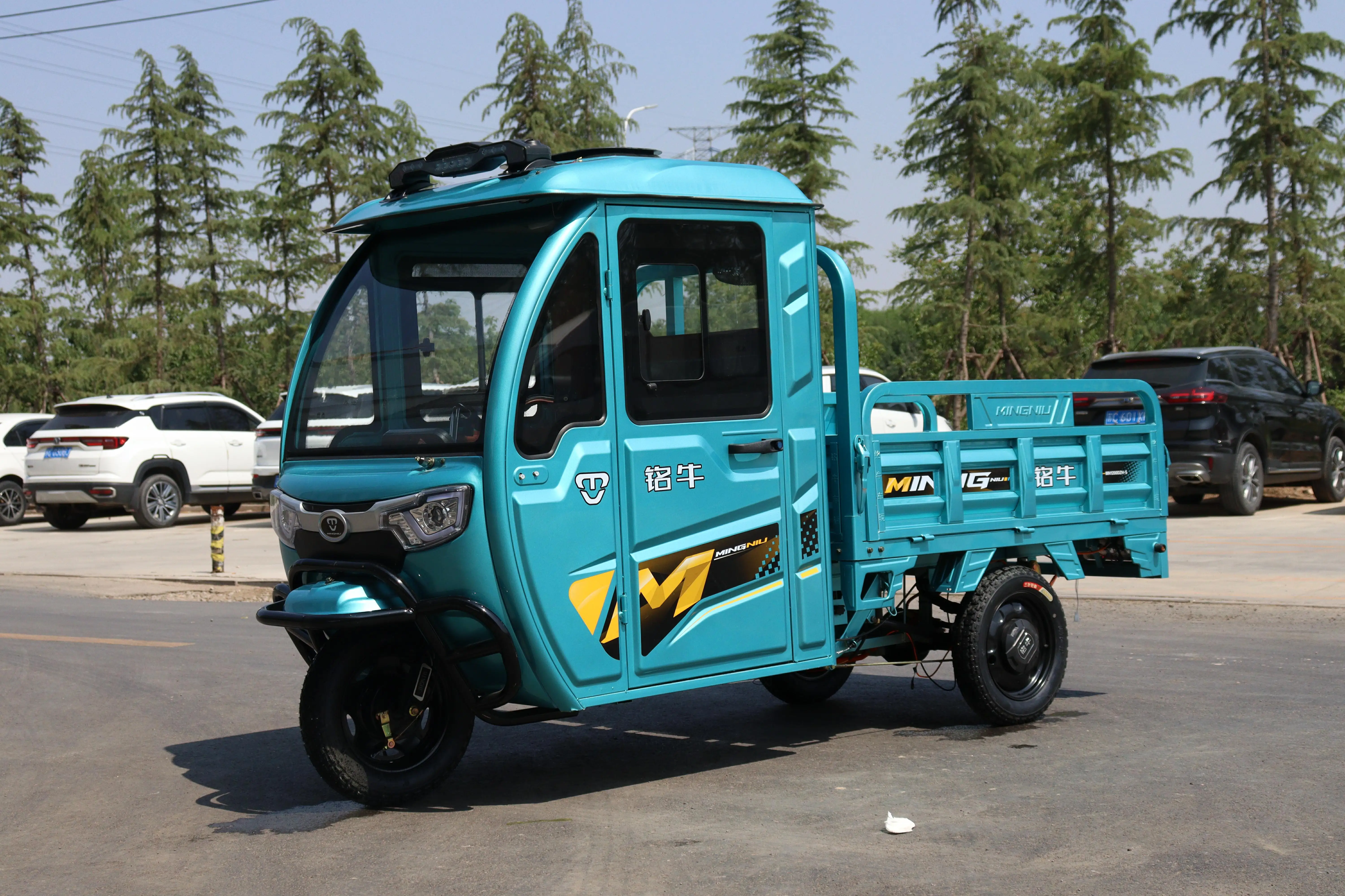 China Factory Heavy Duty 3 Wheel Electric Cargo Tricycle For Nigeria