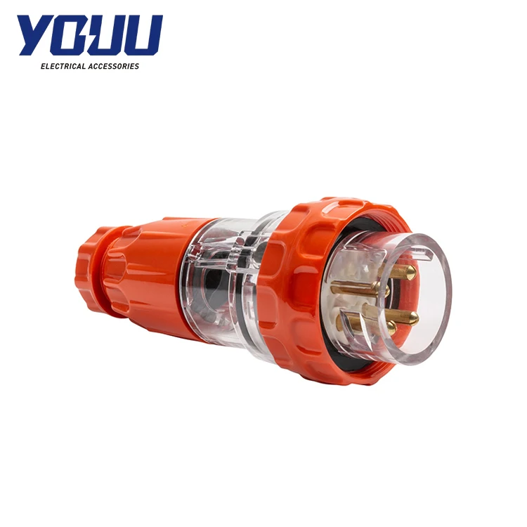YOUU 10A Single Phase Electrical Plug 3 Flat Pin Current Adapter