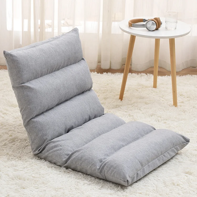 Home Lazy Foldable Lounge Chair Adjustable Backrest Sofa Chairs for Living Room