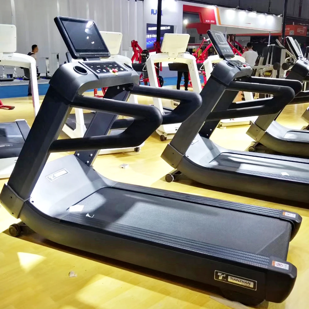 Gym Cardio Exercise Touch Screen Motorized Running Machine Fitness