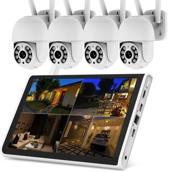 10 Inch Monitor Surveillance 4ch 8ch Cctv Lcd Screen Home Security Ptz ...