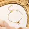 Bracciale con fiocco in oro