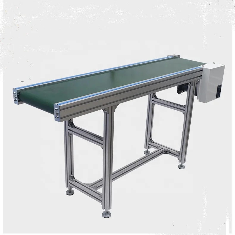 Professional Customization Small Size 2m Length Motor Speed Control Adjustable Height Conveyor Belt