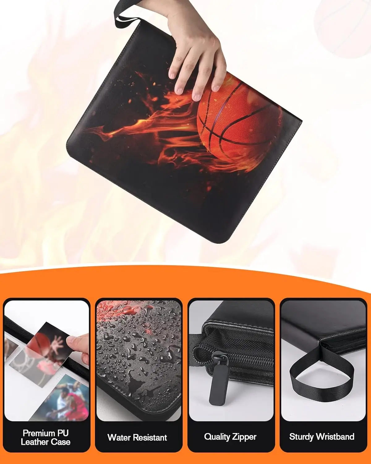 Lictin Basketball Card Binder - 810 Pockets & Custom Designs