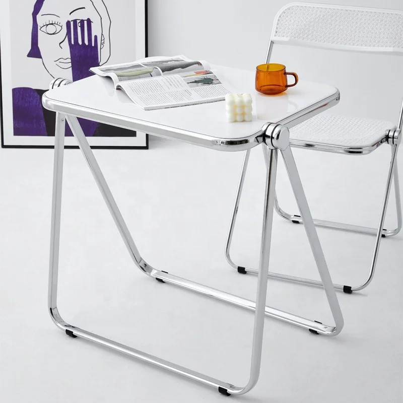 YWJ Yaweijia Table Laptop and Study Folding Plastic Folding Table Folding Table and Chairs for Events