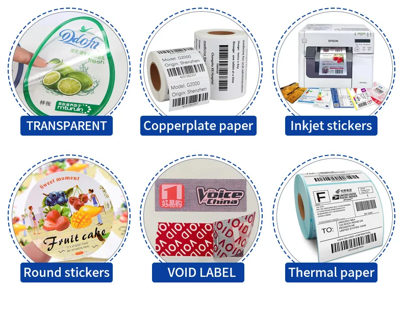 Thermal Labels Custom Customized Direct Thermal Label Roll - Durable & Versatile