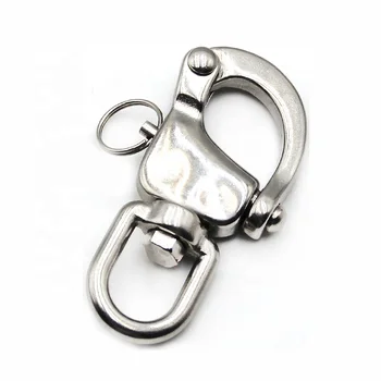 Stainless Steel Eye Swivel Snap Shackle Yacht Sailing AISI304 316 Rigging Hardware Durable Quick Release Snap Shackle