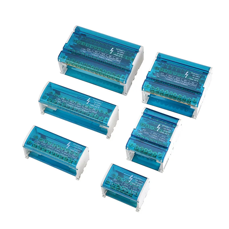 Din Rail Terminal Blocks Modular Screw Connection Power Distribution