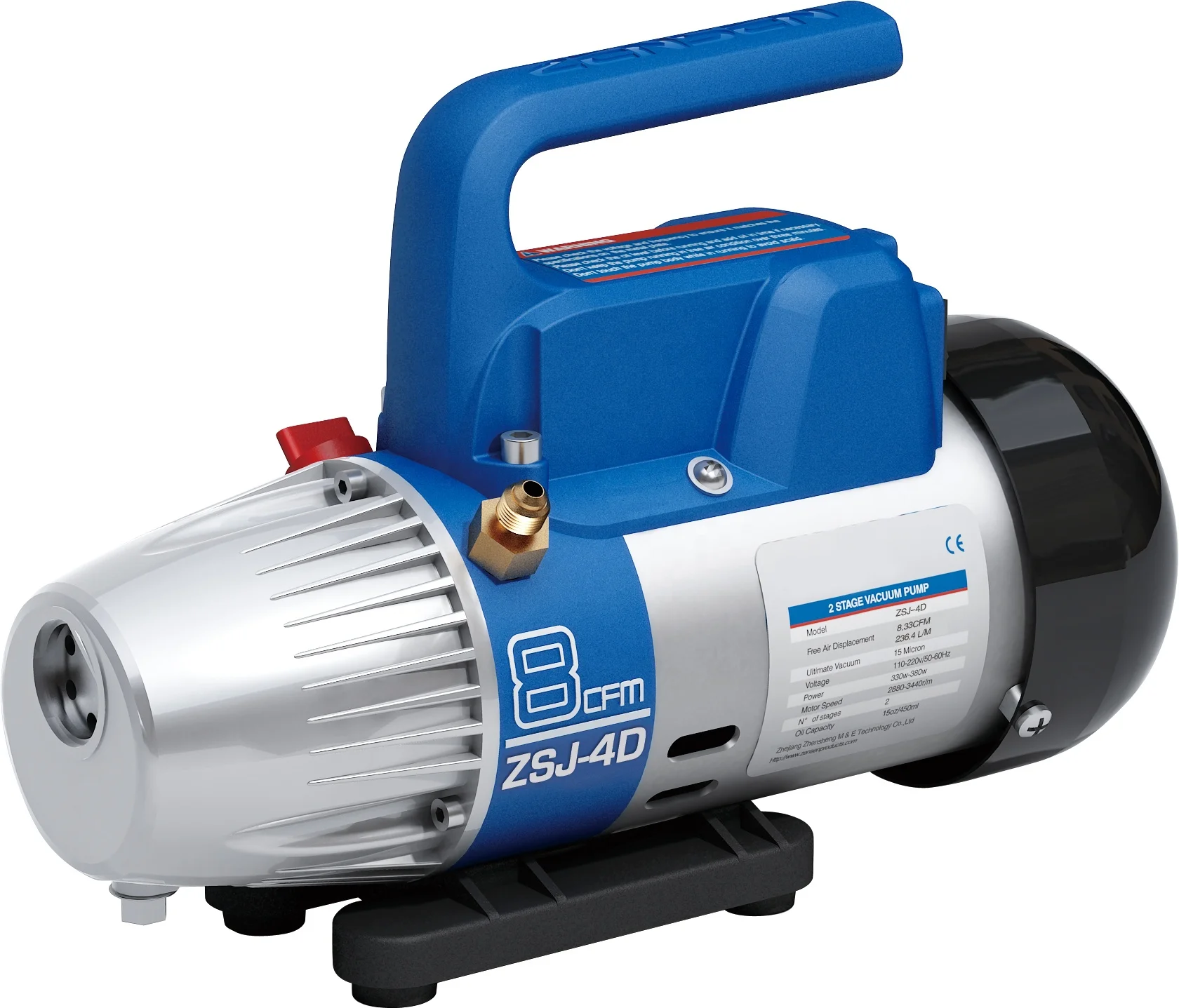 ZSJ Series Economic Vacuum Pump with Integrated Handle and Capacitor Box  Refrigeration Series AC Refrigeration Vacuum Pump