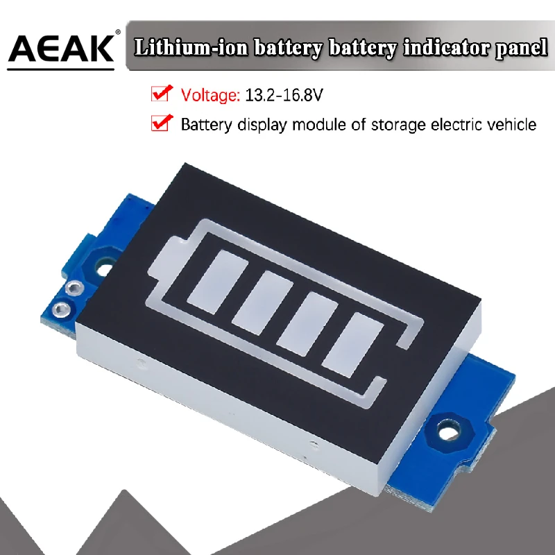 Индикатор емкости литиевых батарей 1S 2S 3S 4S 6S 7S синий дисплей 6 в 12 В 24 36 48 панель индикатора