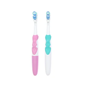 Factory Direct Sale Cheap Round Head Electric Toothbrush Custom Package Adult Toothbrush with Battery