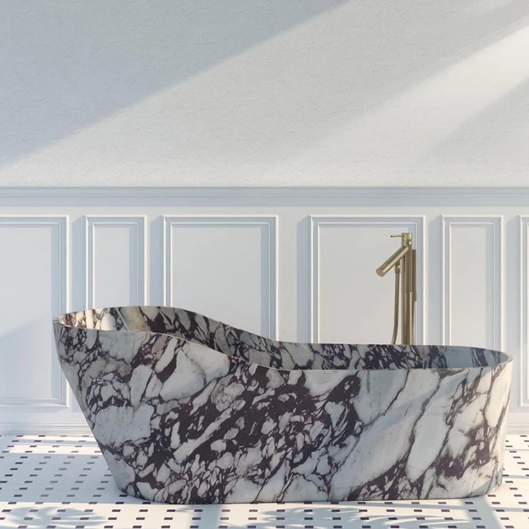 2025 luxury italian calacatta viola marble modern design polished surface villa kitchen countertops-10