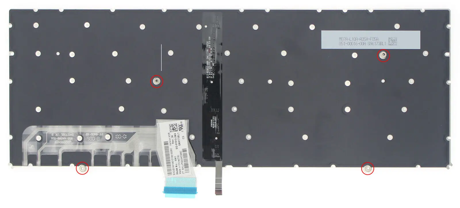 US Layout Keyboard With Backlight for HP ZBook Studio G5 EliteBook 1050 G1