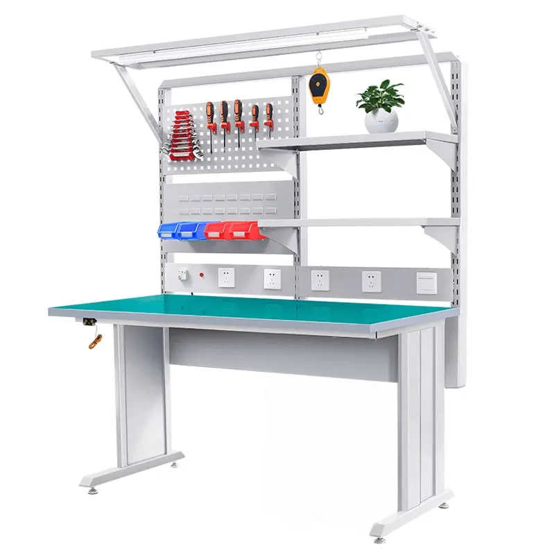 Metal Industrial Working Bench Anti Static Electronics Mobile Phone Repair Table Workbench