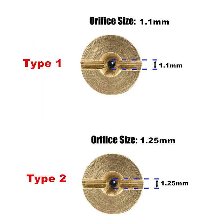 Embout De Buse De Rechange Pour Canon à Mousse - 1,1 Mm / 1,25 Mm / 1,4 Mm - Laiton - Nettoyage Voiture