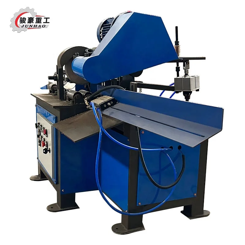 Burr Free Automatic Round Pipe Cutting Machine Stainless Steel Fire Pipe Rolling Cutting Machine