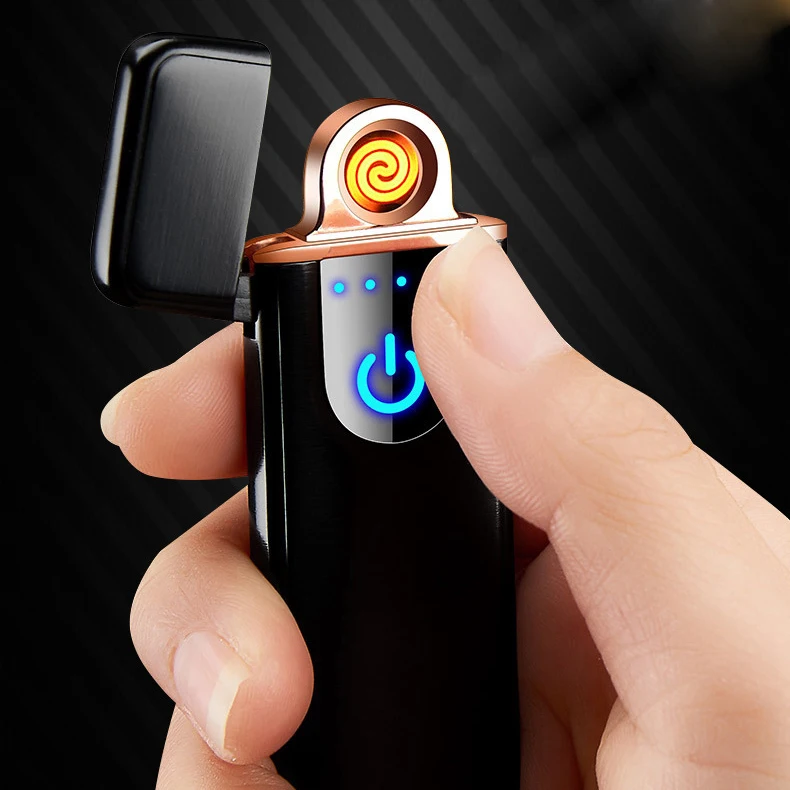 coil cigarette lighter ITEM NUMBER 023577 CAR 12 PIECES PER DISPLAY Digital Electronic Lighter Flameless Coil Cigarette Lighter Style Charges via Car /Truck Cigarette Lighter Power Outlet Unique Plasma Arc Heat Technology Instant Heating China Customized Cheapest Creative Metal