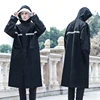Black-Oxford-Single layer-Thickened+2 Pockets+Double brim