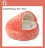 Gradient Orange Short Plush