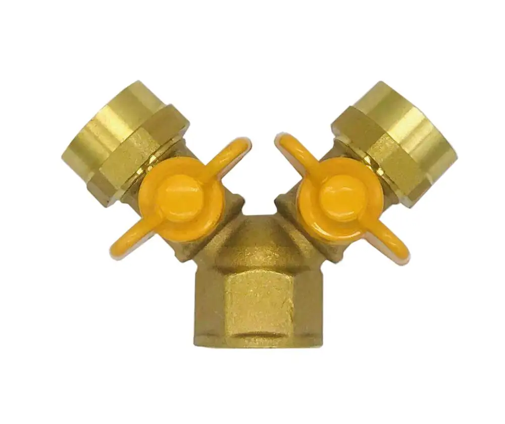 China Best price  brass body  three way ball valve for gas  thread 1/2"