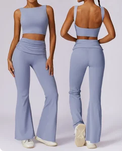 New Breathable Speed Drying Bare Feel Activewear Gm Fitness Women's Sports Yoga Set