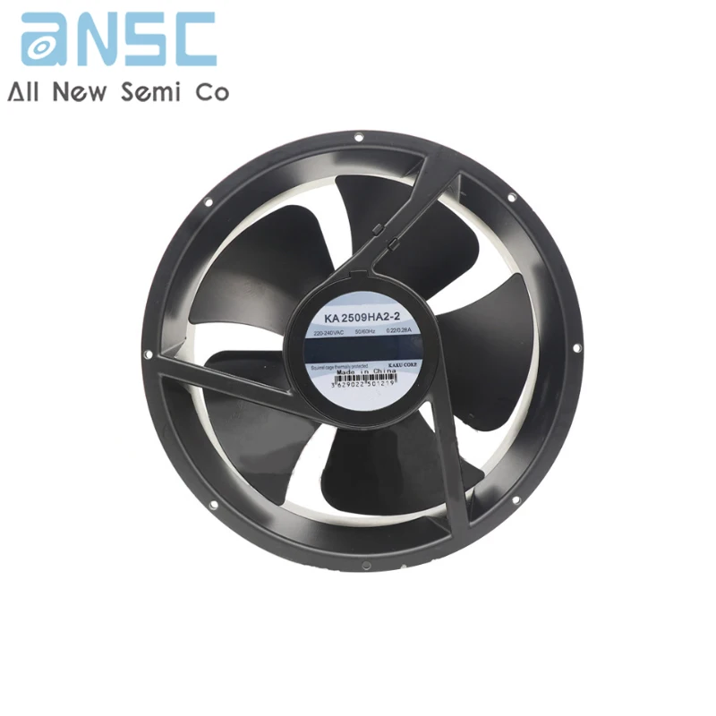 Original Axial Flow Fan KA2509HA2-2 220V 2800 / 3200rpm 0.22/0.28A Control Cabinet Cooling Fan