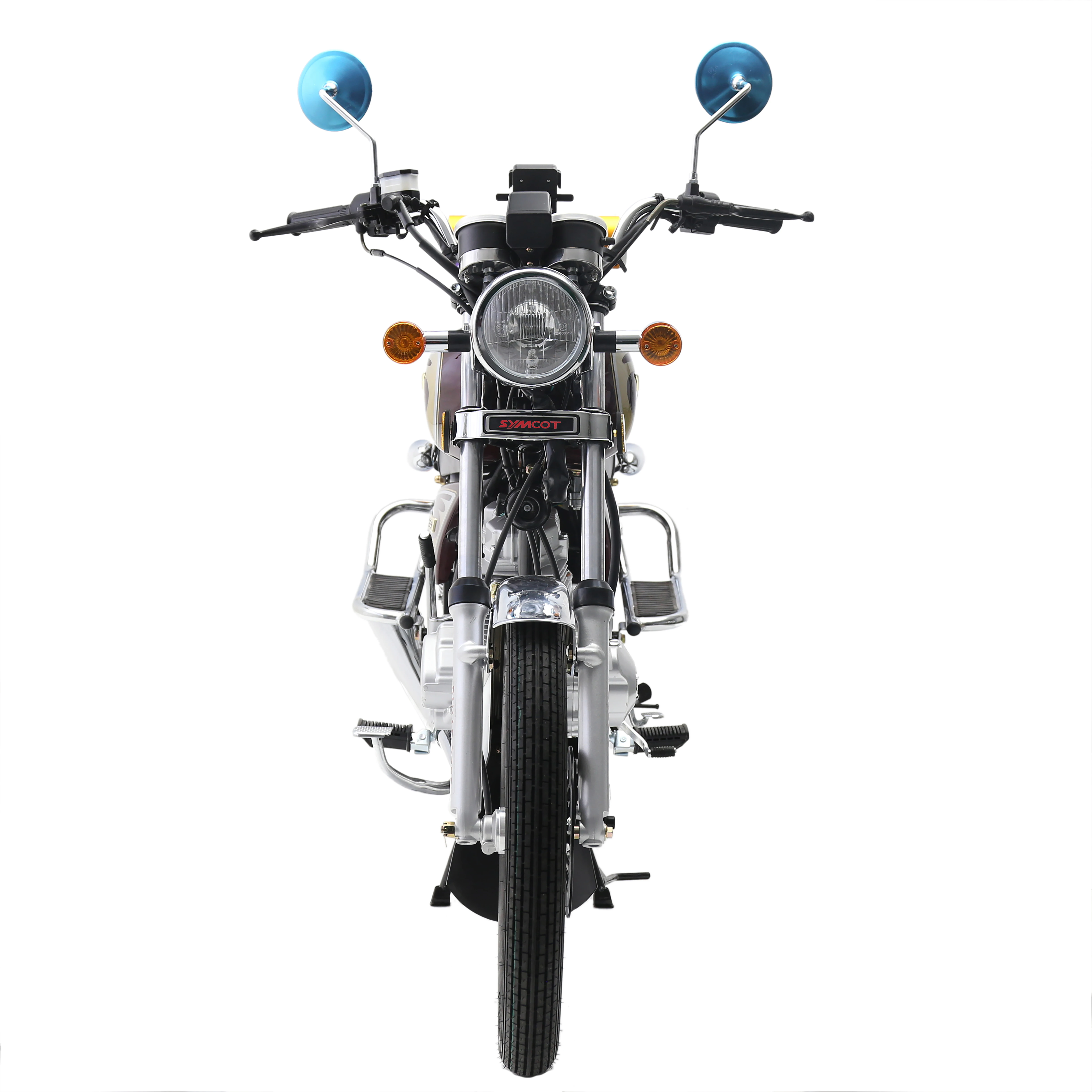 GN125 Curiser Motorcycles Offroad Type High Front Fender Front Grill Side Carrier Trunk Cross Type High Hand Protector Offroad