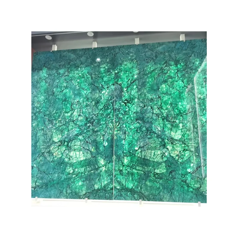 Brazil  Fantasy Fusion Blue Quartzite Slab Led Stone Decoration Luxury Home Design