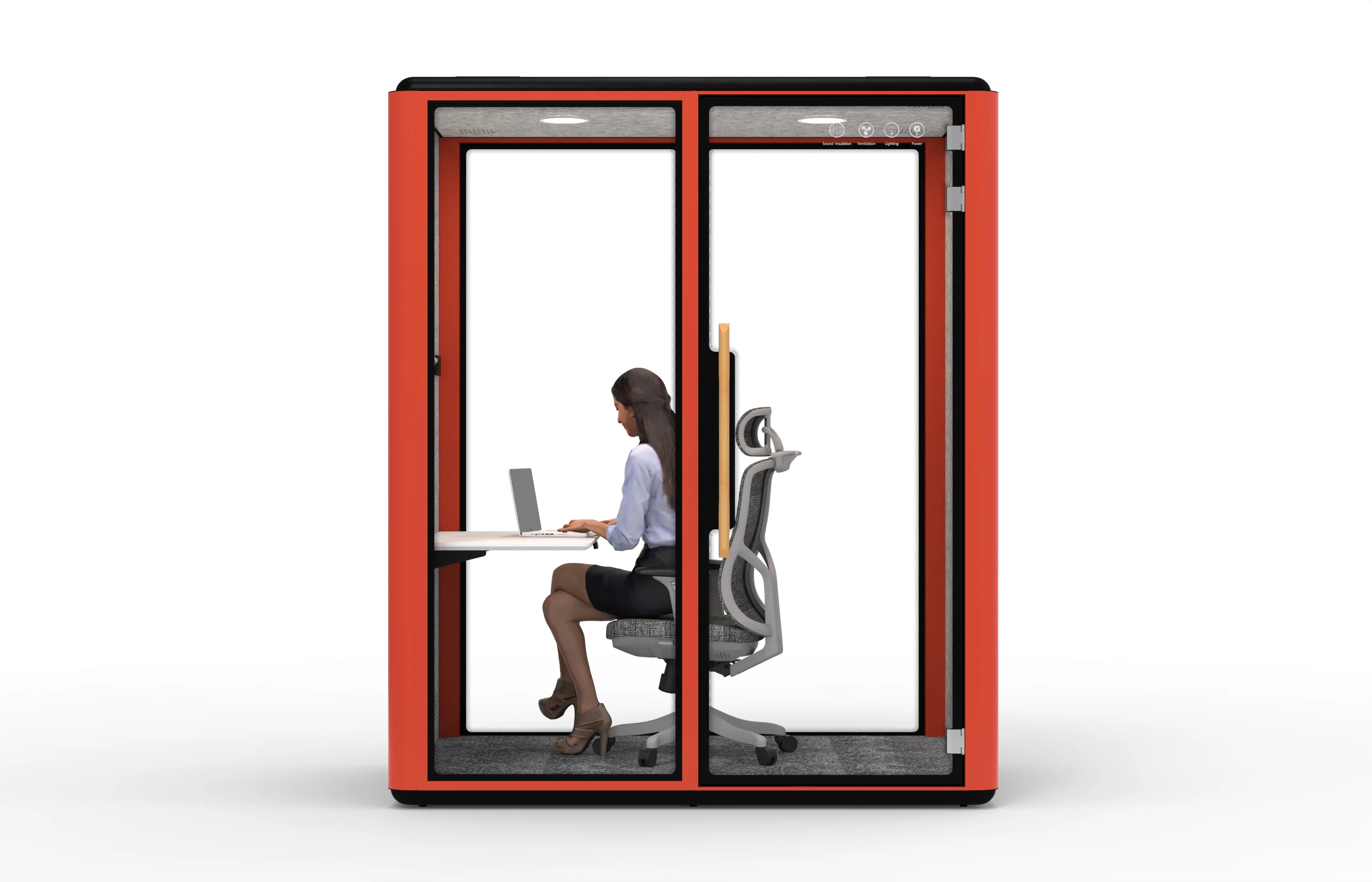 European Style Work Office Pod Well-Decorated Soundproof Phone Booth Home Office Studio Villa Indoor Bathroom Apartment Bedroom 17