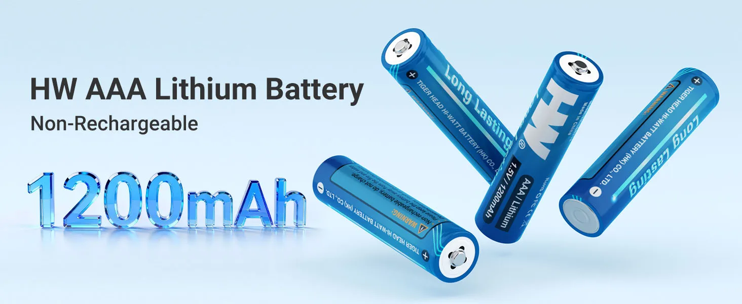 hw 12 pack non rechargeable 1200mah 15v aaa lithium batteries-0