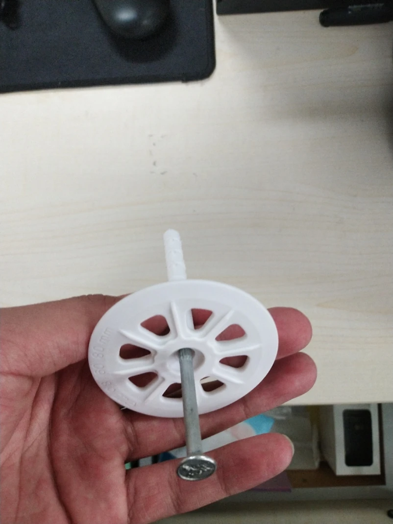 Multi-Use Plastic Insulation Pins for Rock Wool for Outdoor Warehouse Bedroom Kitchen Applications