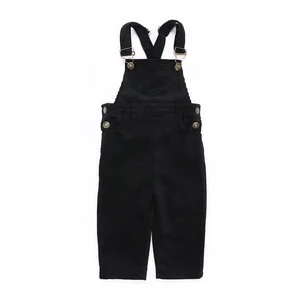 Hot Sale Stylish Children Spring and Summer Clothing Linen Jumpsuit  Comfortable Baby Girls Overalls