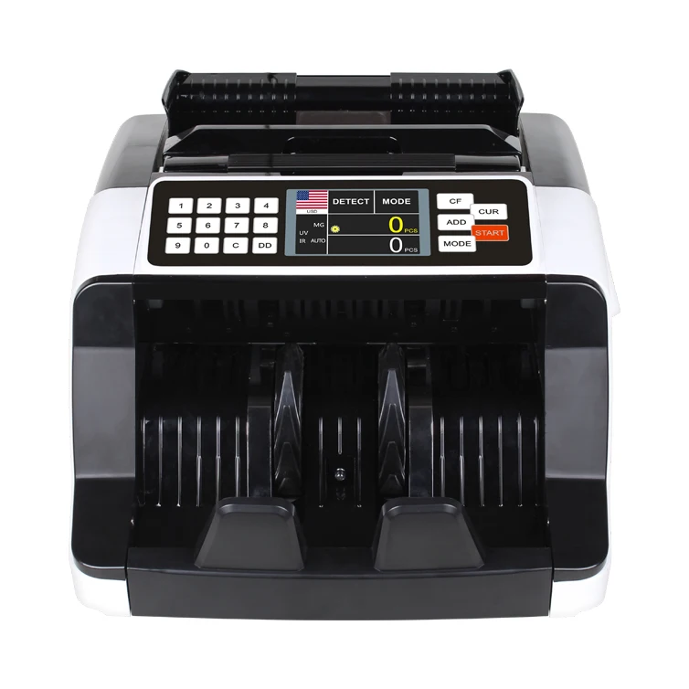 AL-7200 счетчик денег смешанные счетно-Денежная машина множества валют с двойным дисплеем