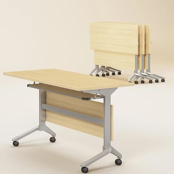 Wooden Training Folding Table Combination Desk Conference Table