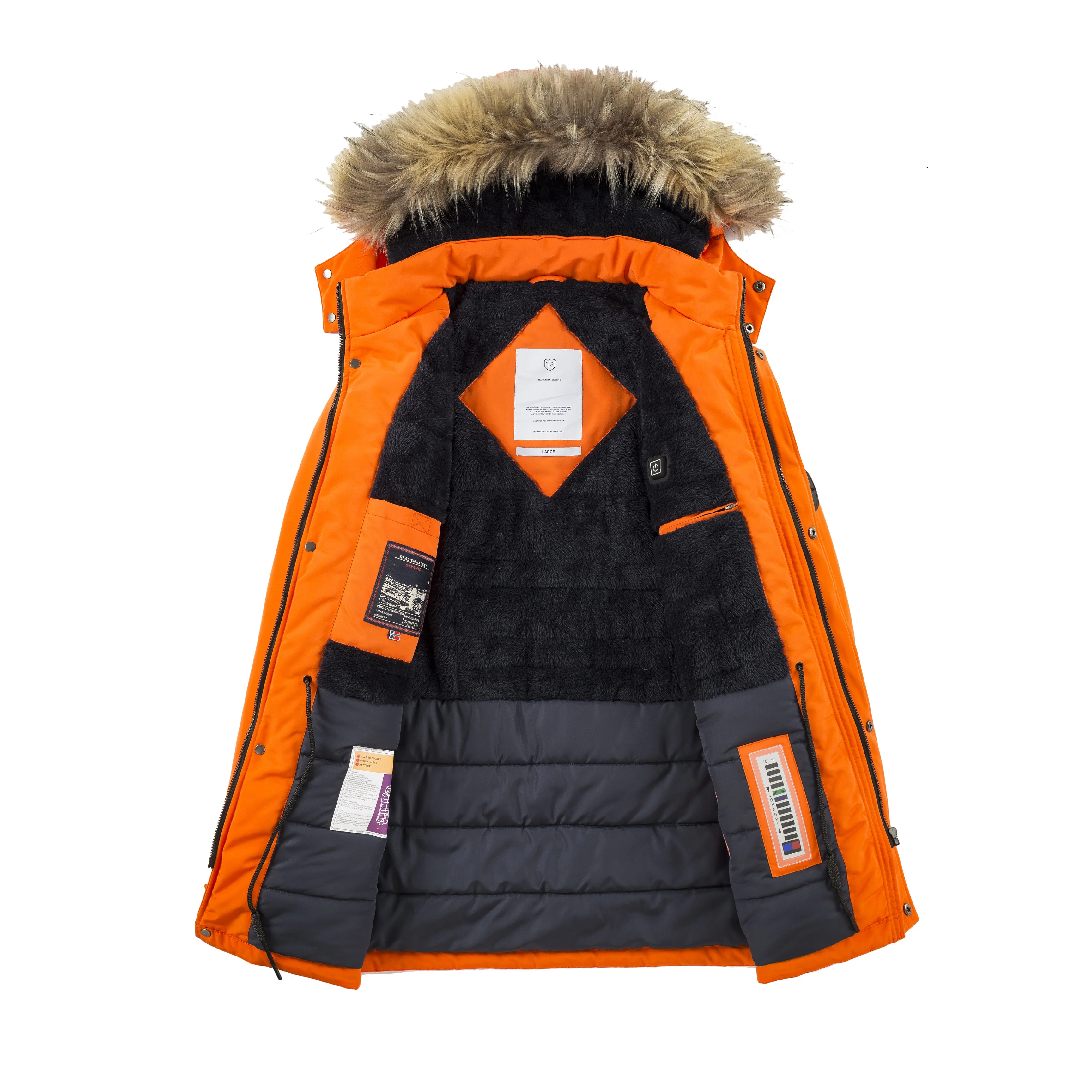 jacket built in heater