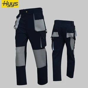 OEM Men Cargo Pants Multi Pockets Workwear Trousers Wear Resistant Work Clothes Pants Outdoor Breathable