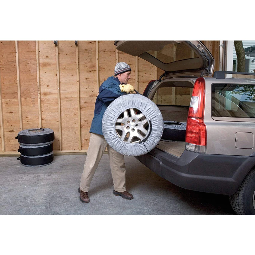 OEM design SUV 4 pcs Seasonal Tire Tote Storage Bag