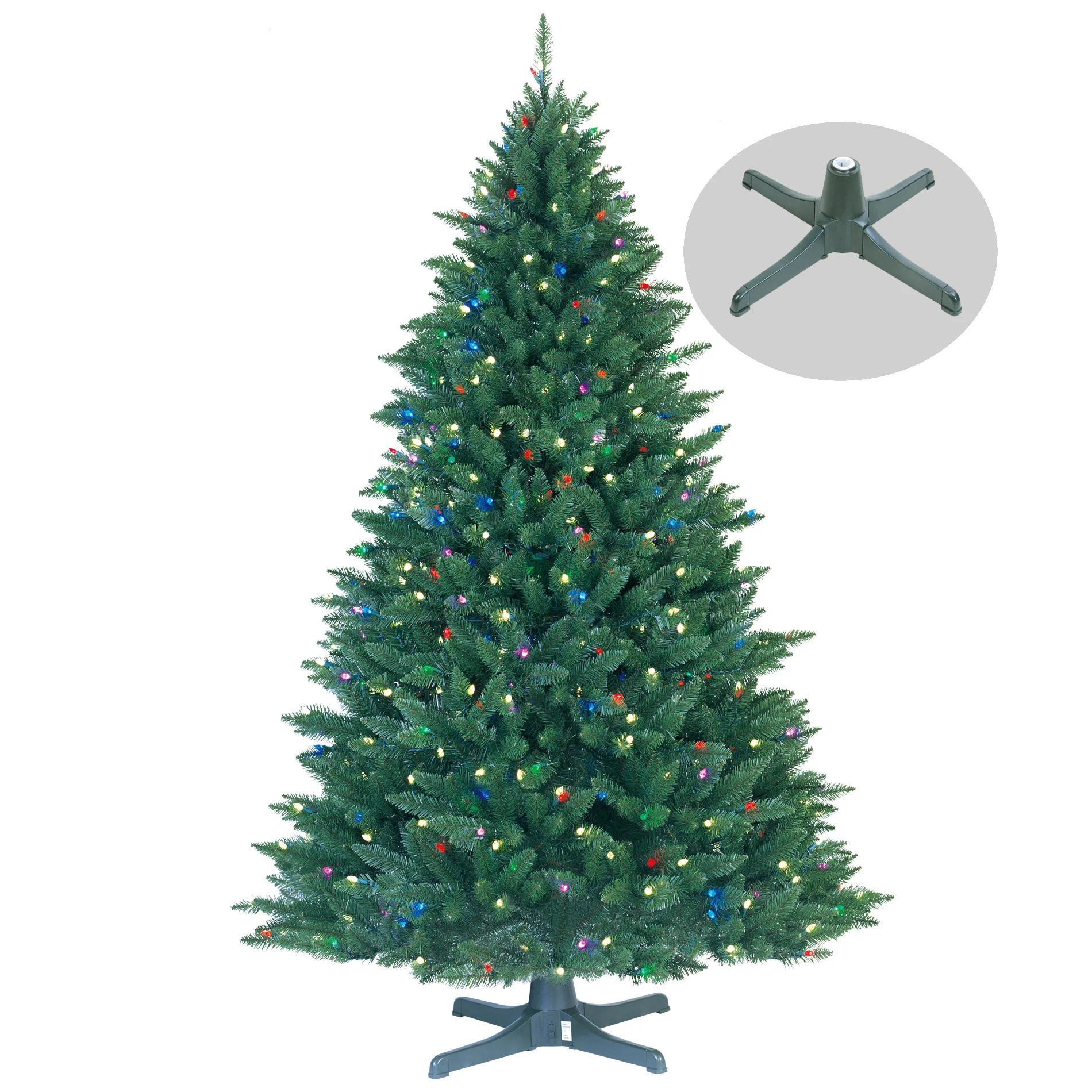 Automatic Revolving Artificial Tree Stand Plastic 360 Degree Rotating