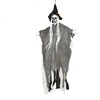 White hair and gray skeleton
