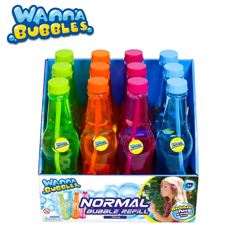Низкая цена 550 мл пузыри решение мыло бутылка для воды пузырь игрушка